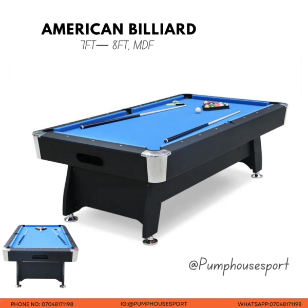 7FT American Snooker Board