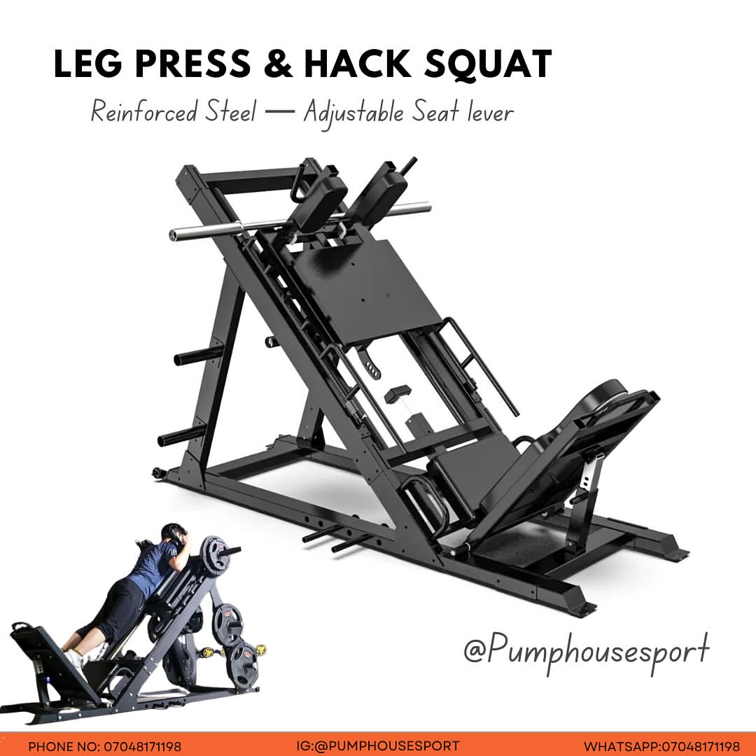 Hack Squat & Leg Press Machine