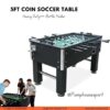 5FT Coin Operated Soccer Table
