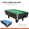 Foreign Coin And Marble Snooker Board
