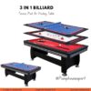 7FT 3 in 1 Snooker Board