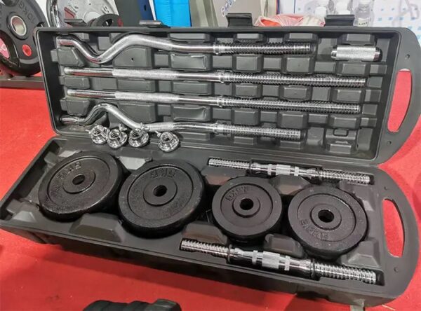 55KG Chrome Barbell Set - Image 2