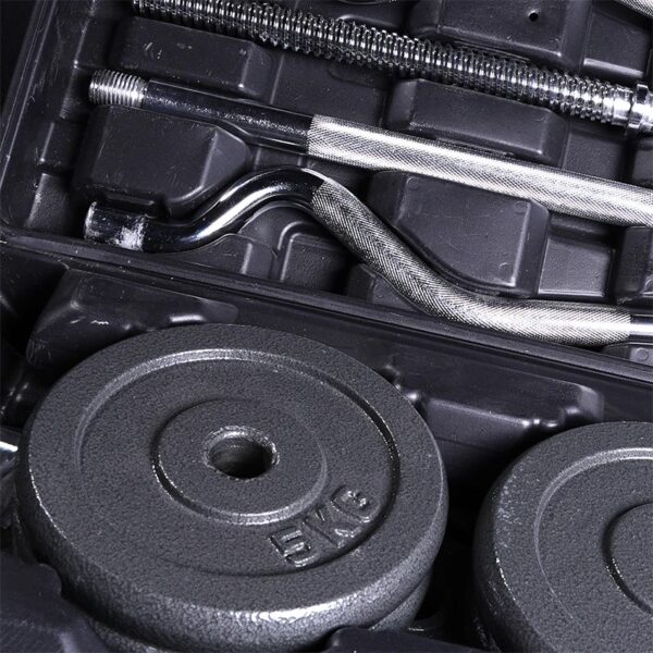 55KG Chrome Barbell Set - Image 3
