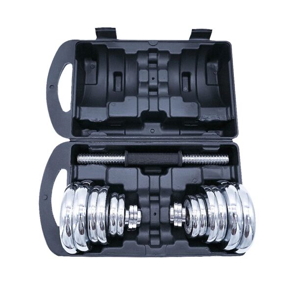 20kg Chrome Dumbbell Set - Image 2